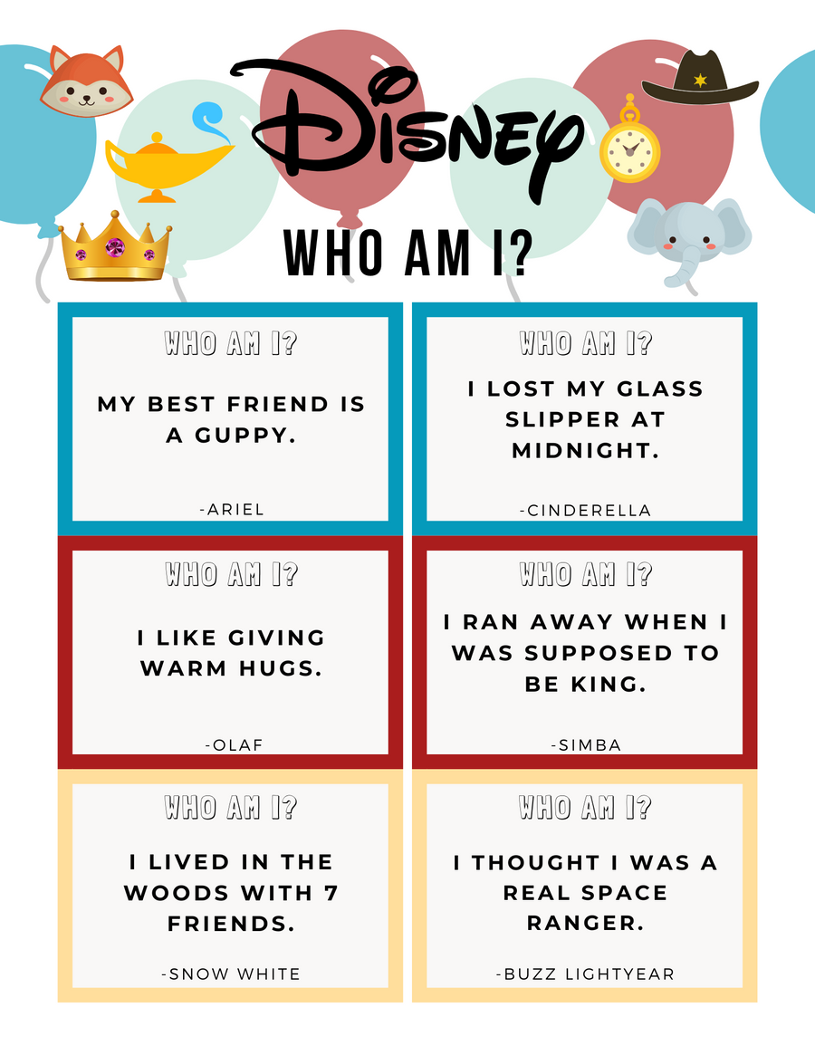 Disney Family Games and Activity Pack – Sunshine Whispers