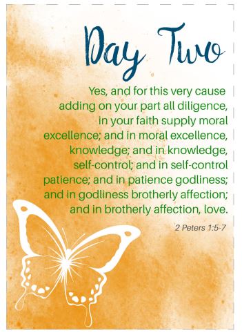 Fruit of the Spirit Printable Scripture Cards: Self Control (Set #10)