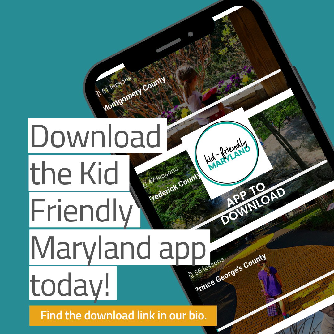 50% off Kid Friendly Maryland app Subscription!