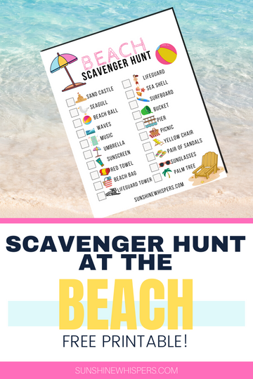 Beach and Under The Sea Printable Activity Pack – Sunshine Whispers