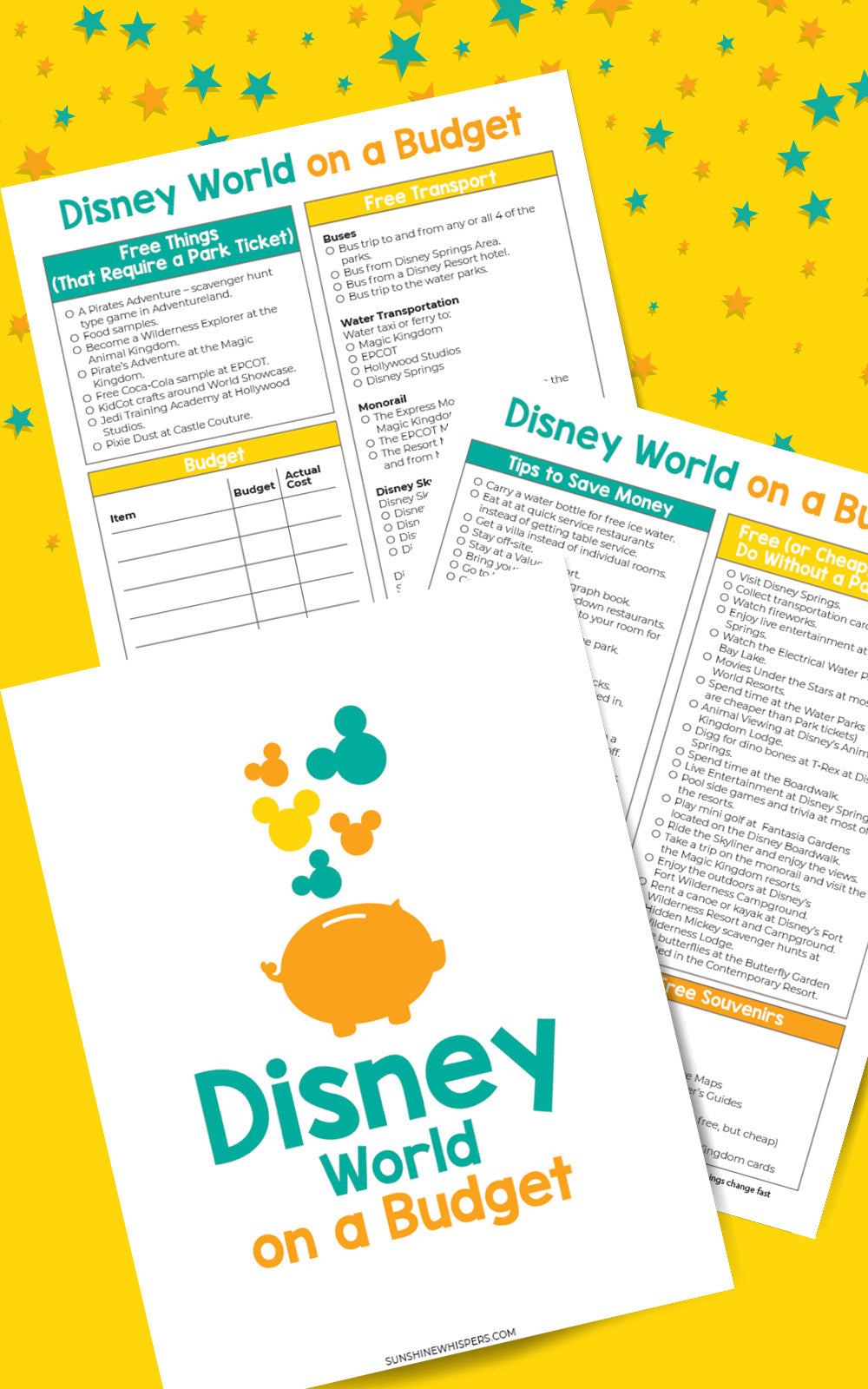 Disney World On A Budget Cheat Sheet