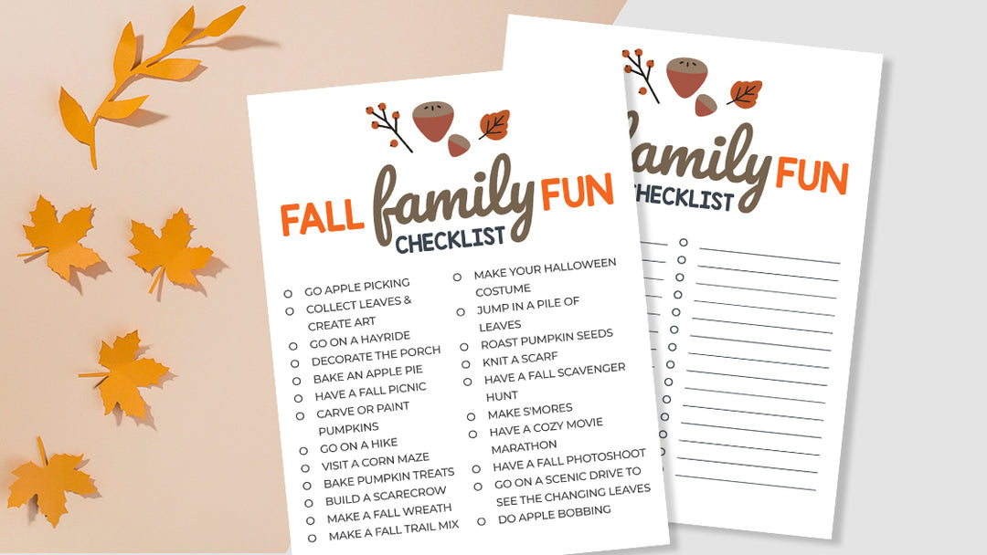 Fall Family Fun Activity Bundle
