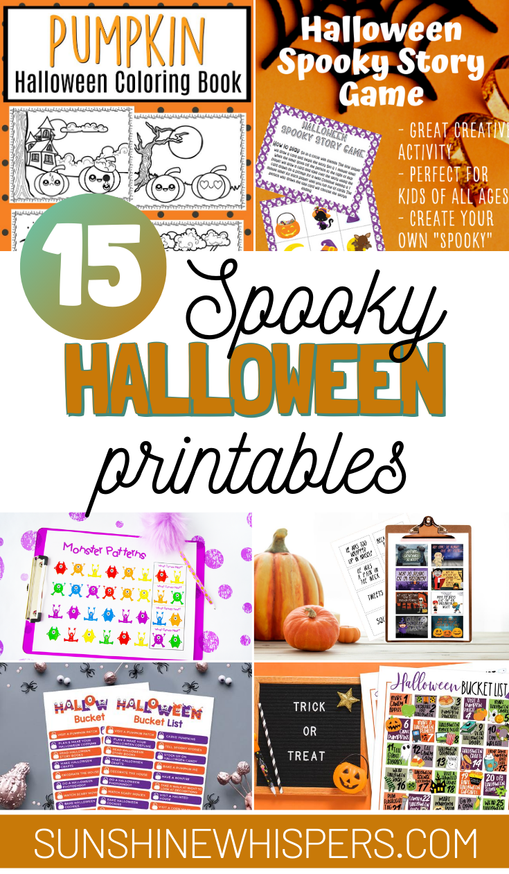 Spooky Fun Halloween Activities Printable Bundle – Sunshine Whispers