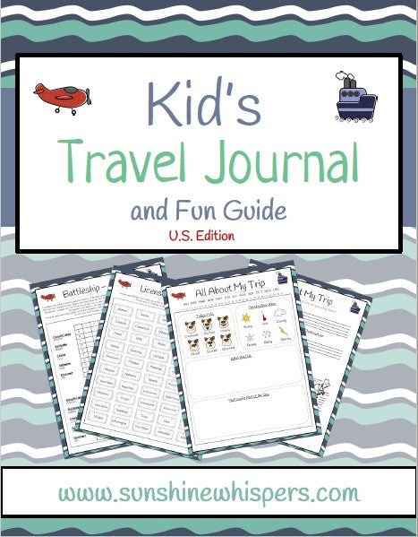 Kid's Travel Journal and Fun Guide