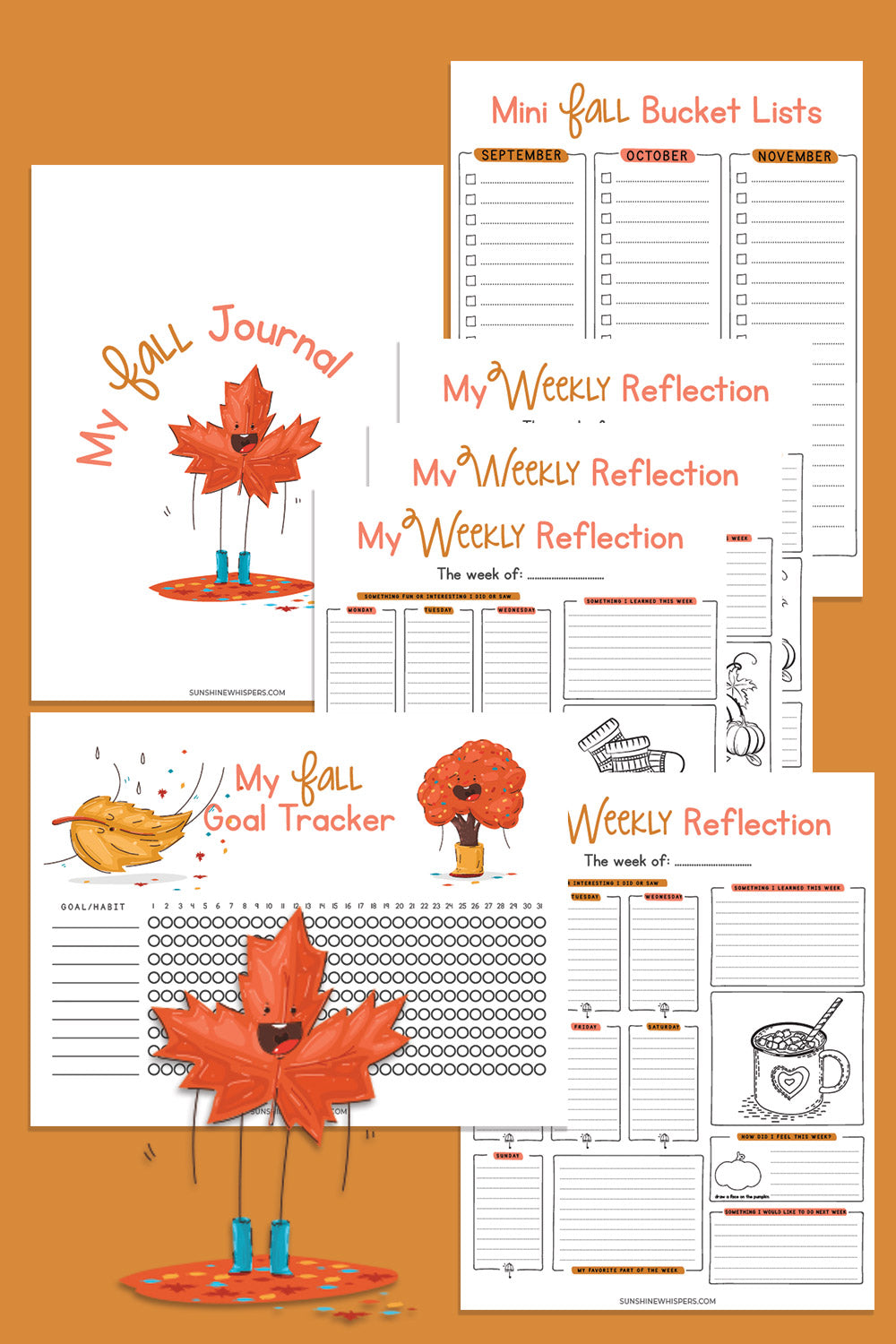 Fall Journal.pdf Fall Journal For Kids – Sunshine Whispers
