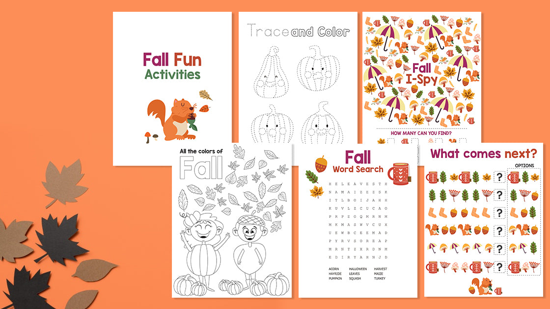 Fall Family Fun Activity Bundle – Sunshine Whispers