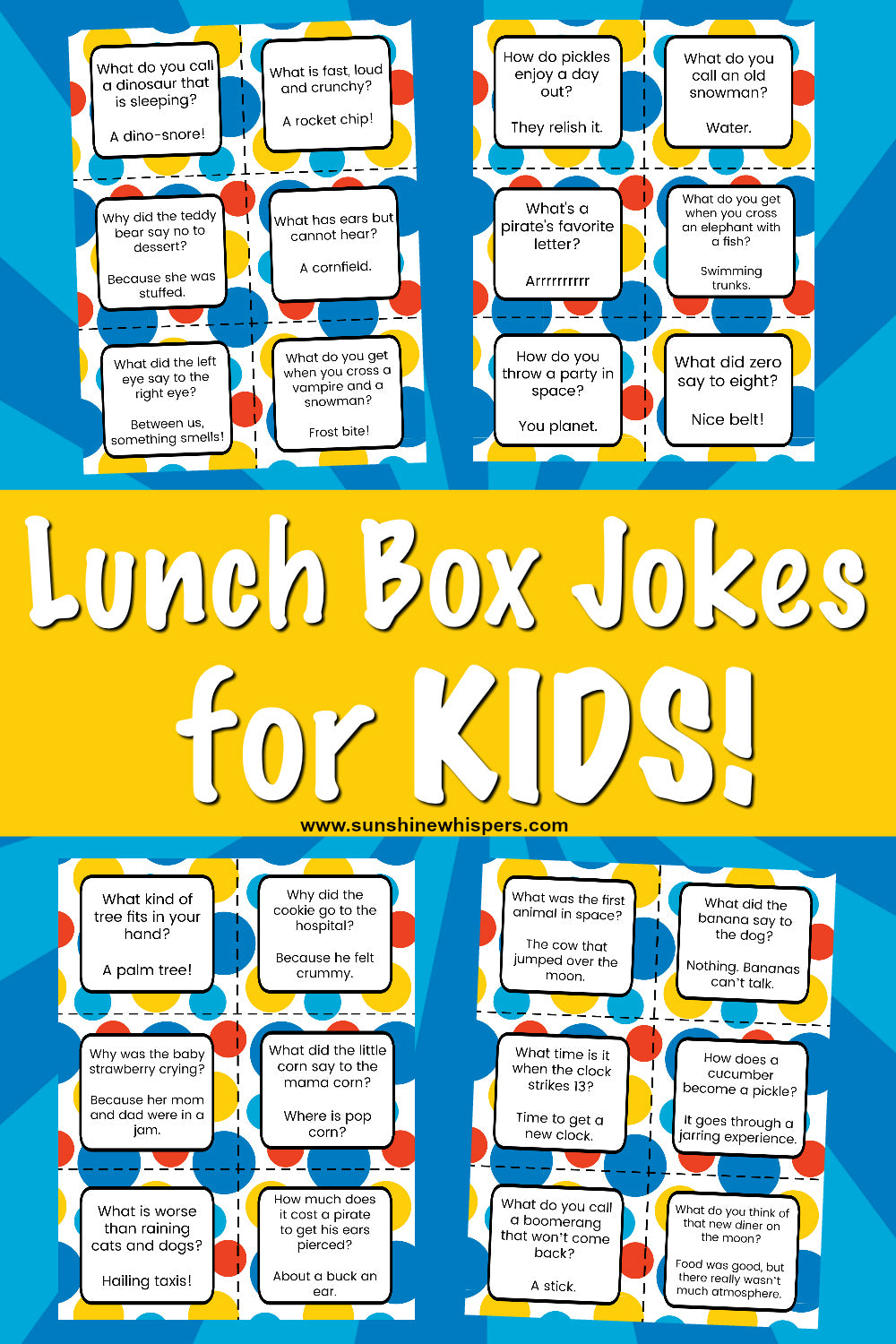 Lunch Box Notes and Jokes