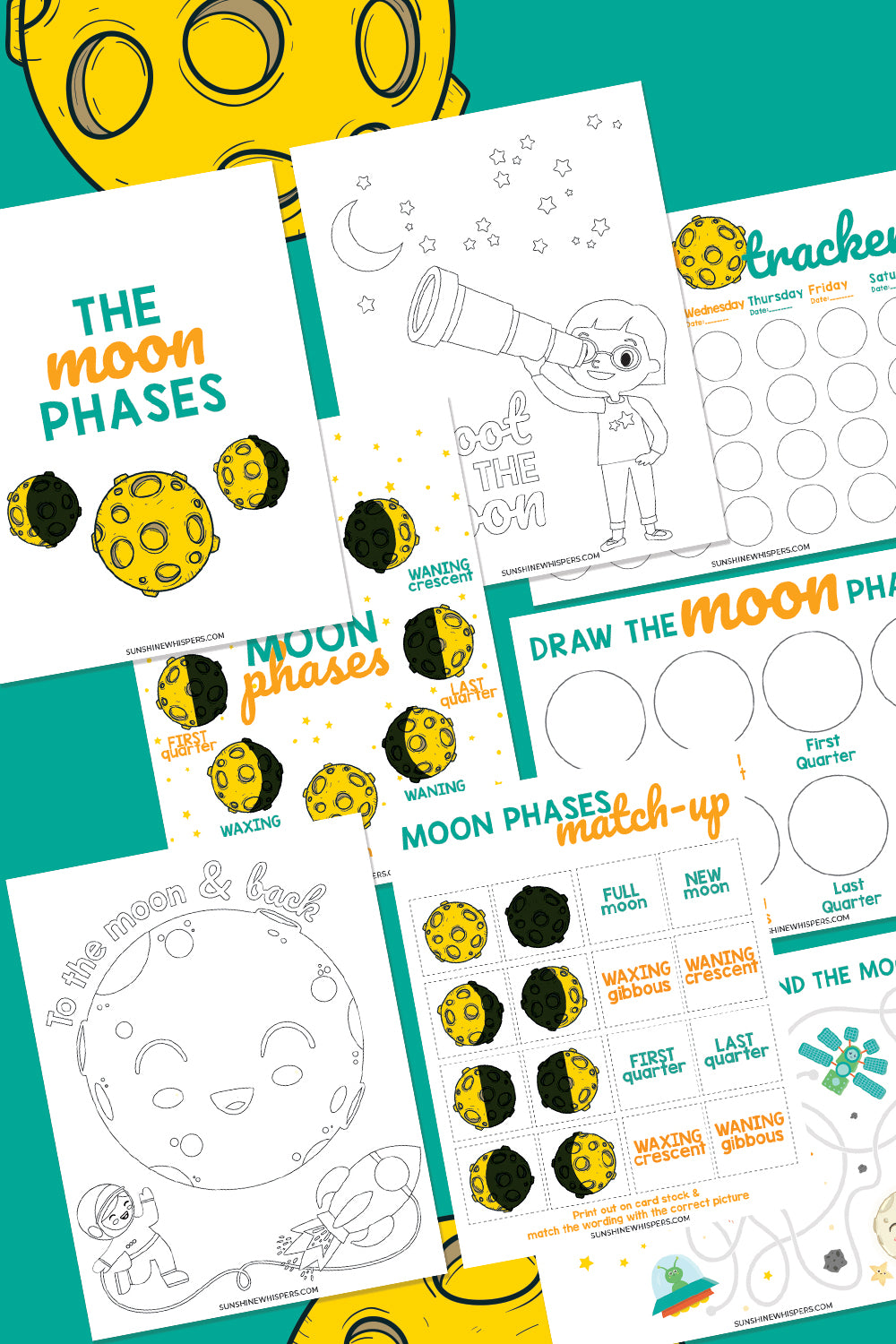 Moon Phases Activity Pack