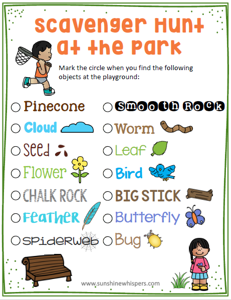 Playground Fun Printable Pack!
