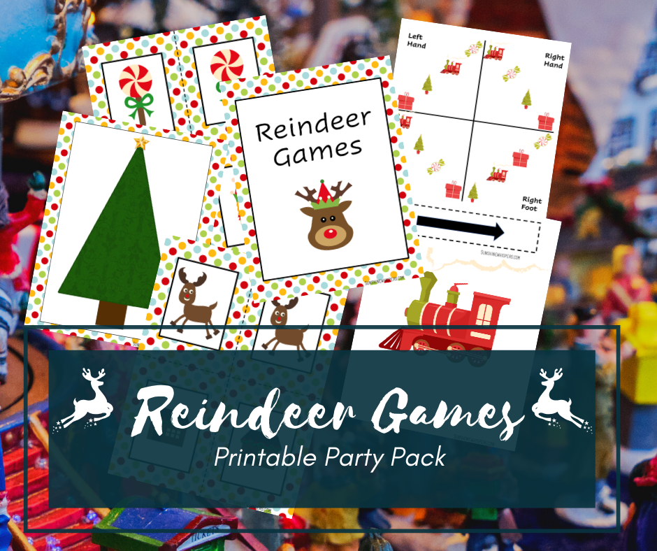 Reindeer Games Printable Party Pack – Sunshine Whispers