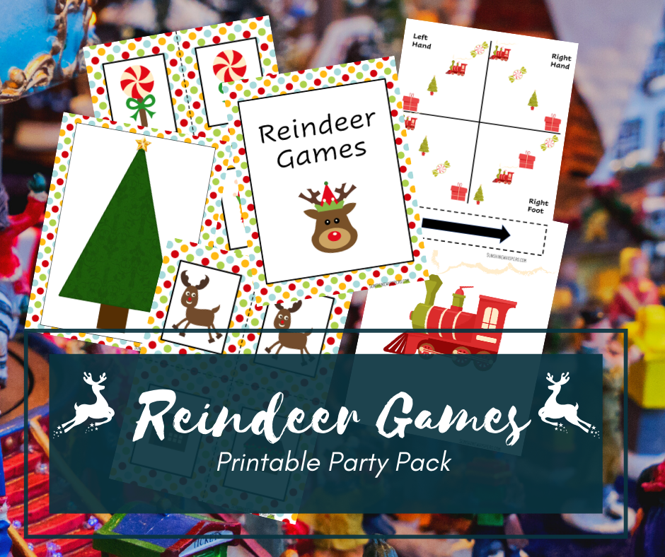 Reindeer Games Printable Party Pack