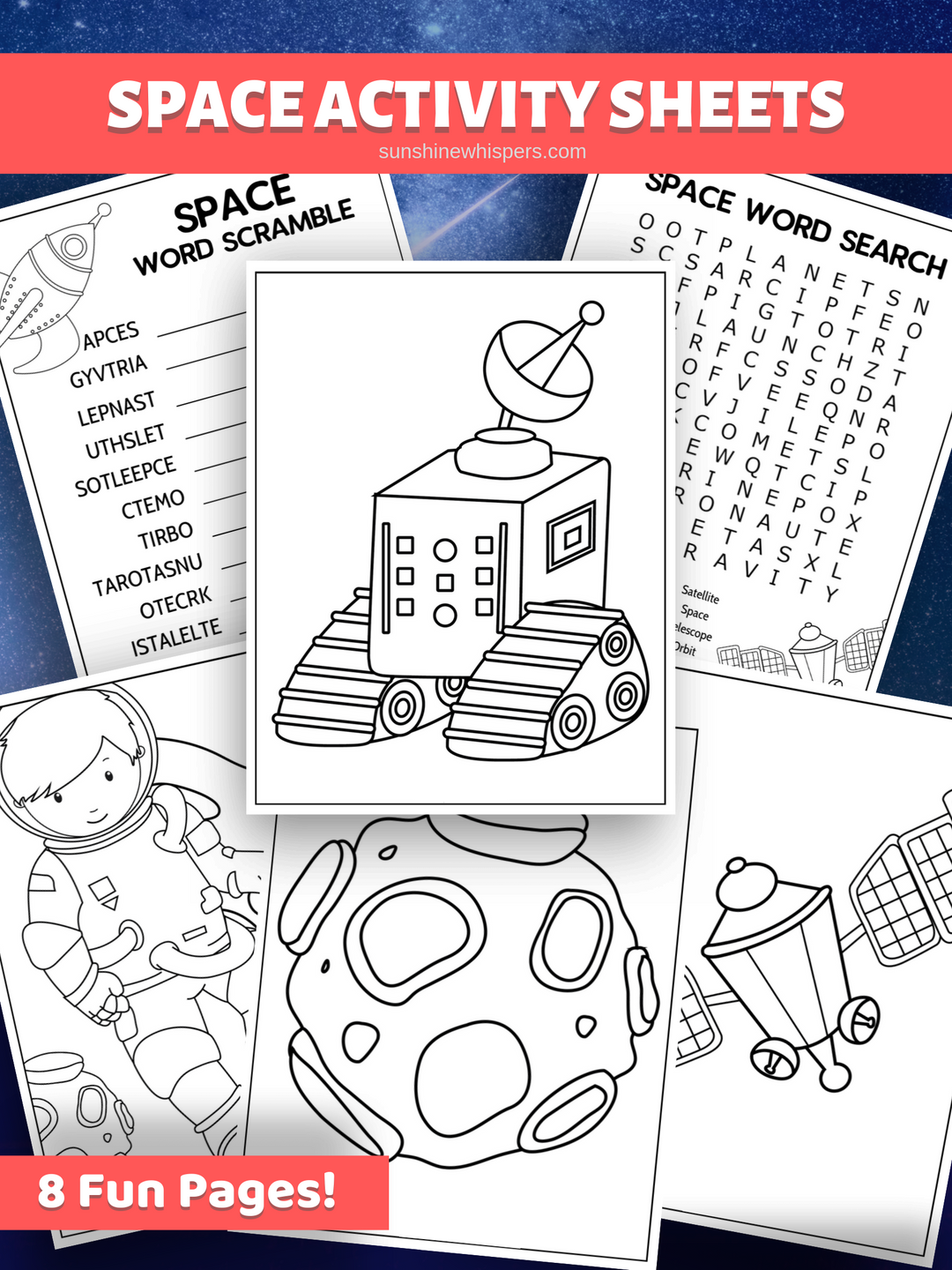 Space Mini Activity Pack