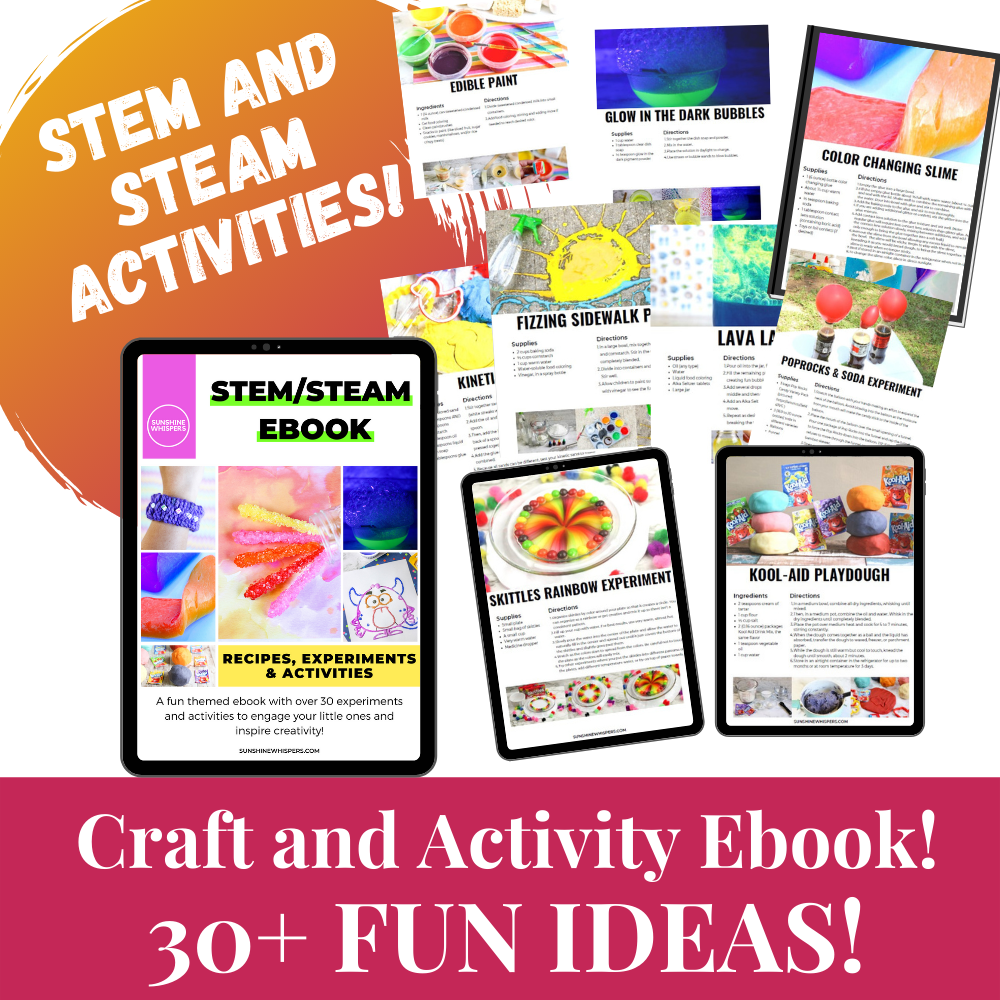 Steam Project Book STEM/STEAM Craft and Activity E-Book – Sunshine Whispers