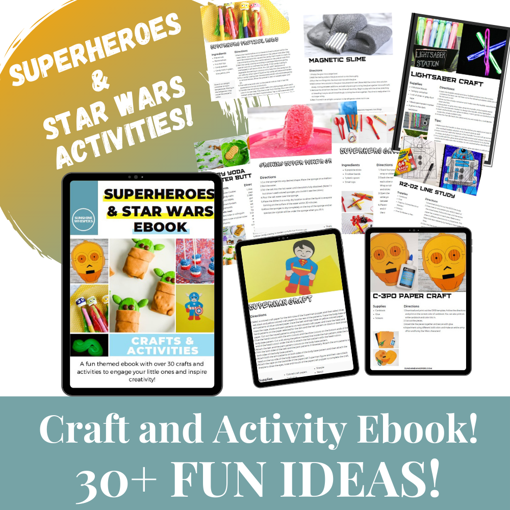 Superhero and Star Wars Craft and Activities E-Book