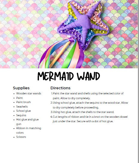 Pirates and Mermaids Craft and Activity E-Book