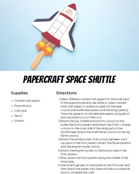 Outer Space and Aliens Craft and Activity E-Book